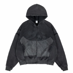 High Quality Men's Zip UP Fleece Hoodie Oversize Men's Hoodie customized