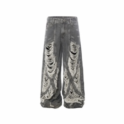 2026 Ripped Men Jeans Baggy Style Jeans for Men Customized