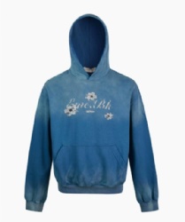 2026 Factory Price Printed Acid Washed Zip UP Men's Hoodies