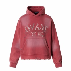 2026 DTG Printed Men's Hoodie Distressed Hoodie for Men