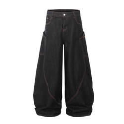 2026 Men Construct Designer Men Baggy Jeans Black Jeans for Men