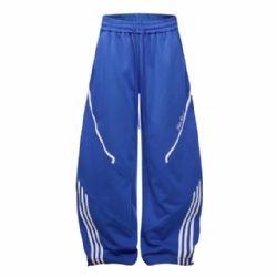 2026 Colorful Blue Sweat Pants Stripe Designer Knit Pants for Men
