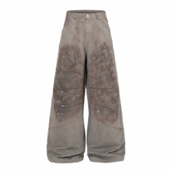 2026 Factory Price Dirty Washed Men's Jeans High Quality Jeans for Men