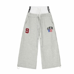 2025 Double Waistband Men's Knit Pants Loose Cut Men's Sweat Pants